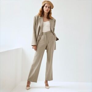 Wilfred Plaid Blazer XS & Trouser 2 Suit Set | Aritzia | Tailored Wool Blend